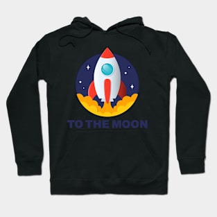 Crypto to the moon Hoodie